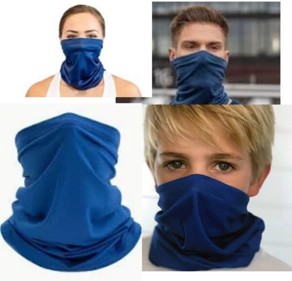Navy Blue neck gator 5 pack