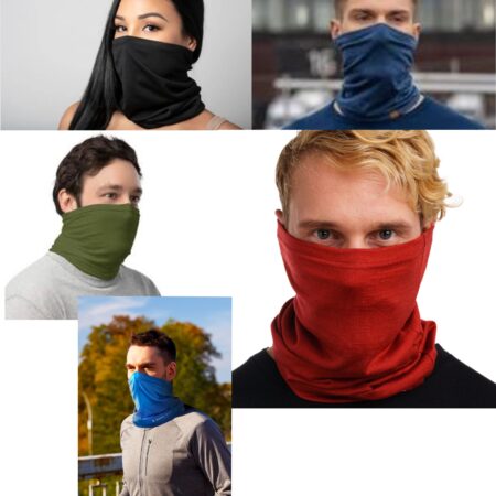 Mixed Dark Colors neck gator 5 pack