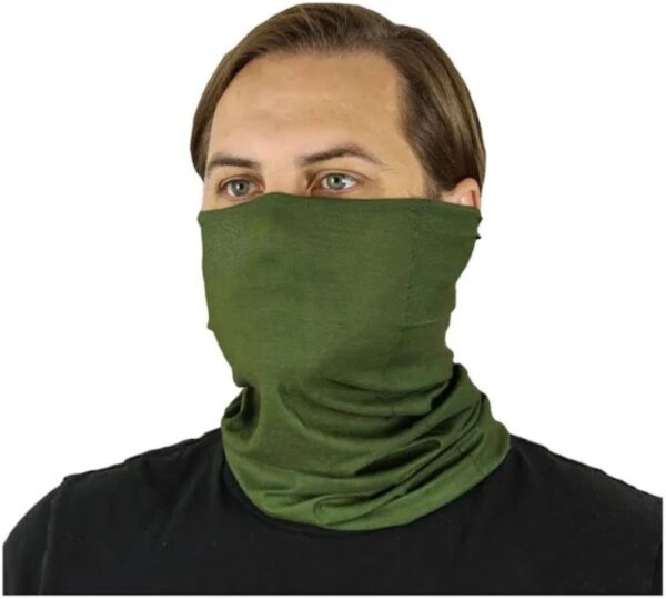 Military green neck gator 5 pack - Image 5