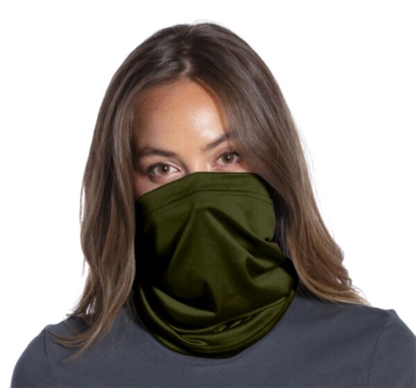 Military green neck gator 5 pack - Image 3